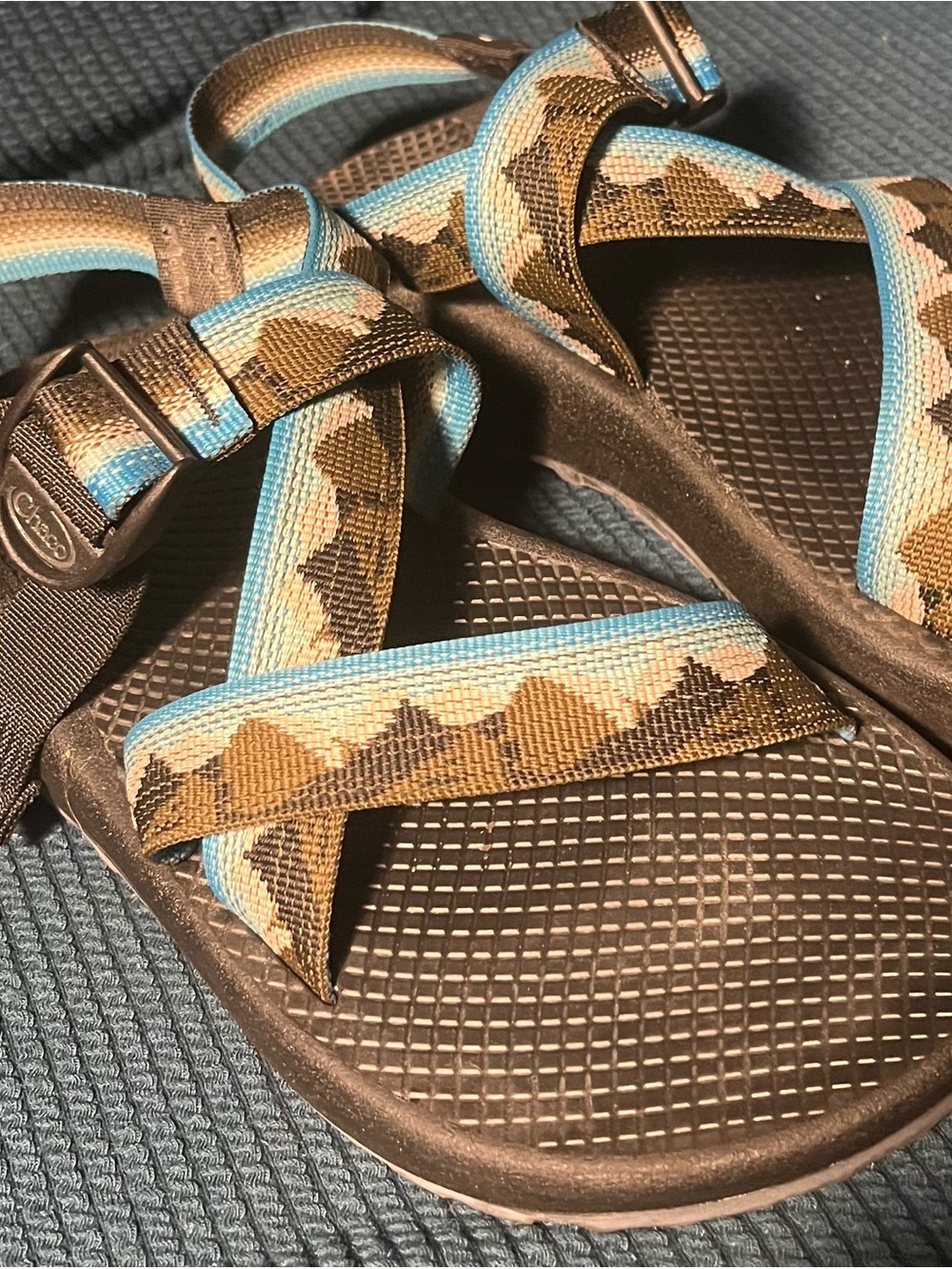 Women’s Chaco Sandals-National Parks Edition With Mountain Graphics Size M8 - Picture 8 of 10